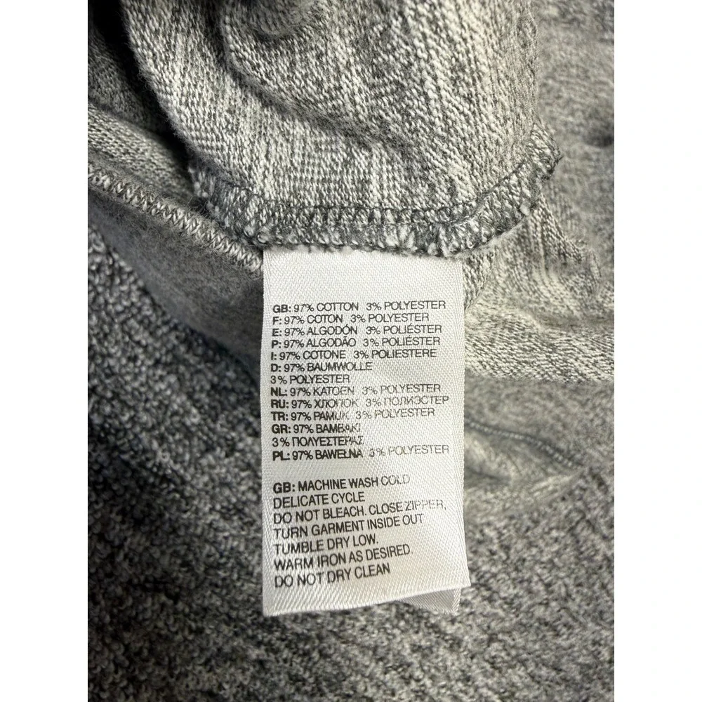 The North Face Mens Gray Heathered Crew Neck Sweatshirt XL V-Stitch Pullover